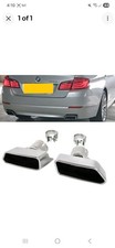 BMW 5 6 SERIES F10 F12 F13 F06 550i 650i STYLE EXHAUST 2X TIPS  New Never fitted