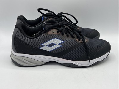 Lotto Mirage 400 Tennis Shoes Men's Size 10.5 Gray Black Cushioned Sneakers New
