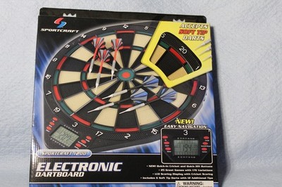 SPORTCRAFT 1200 Electronic Dart Board, Brand New, Never Opened