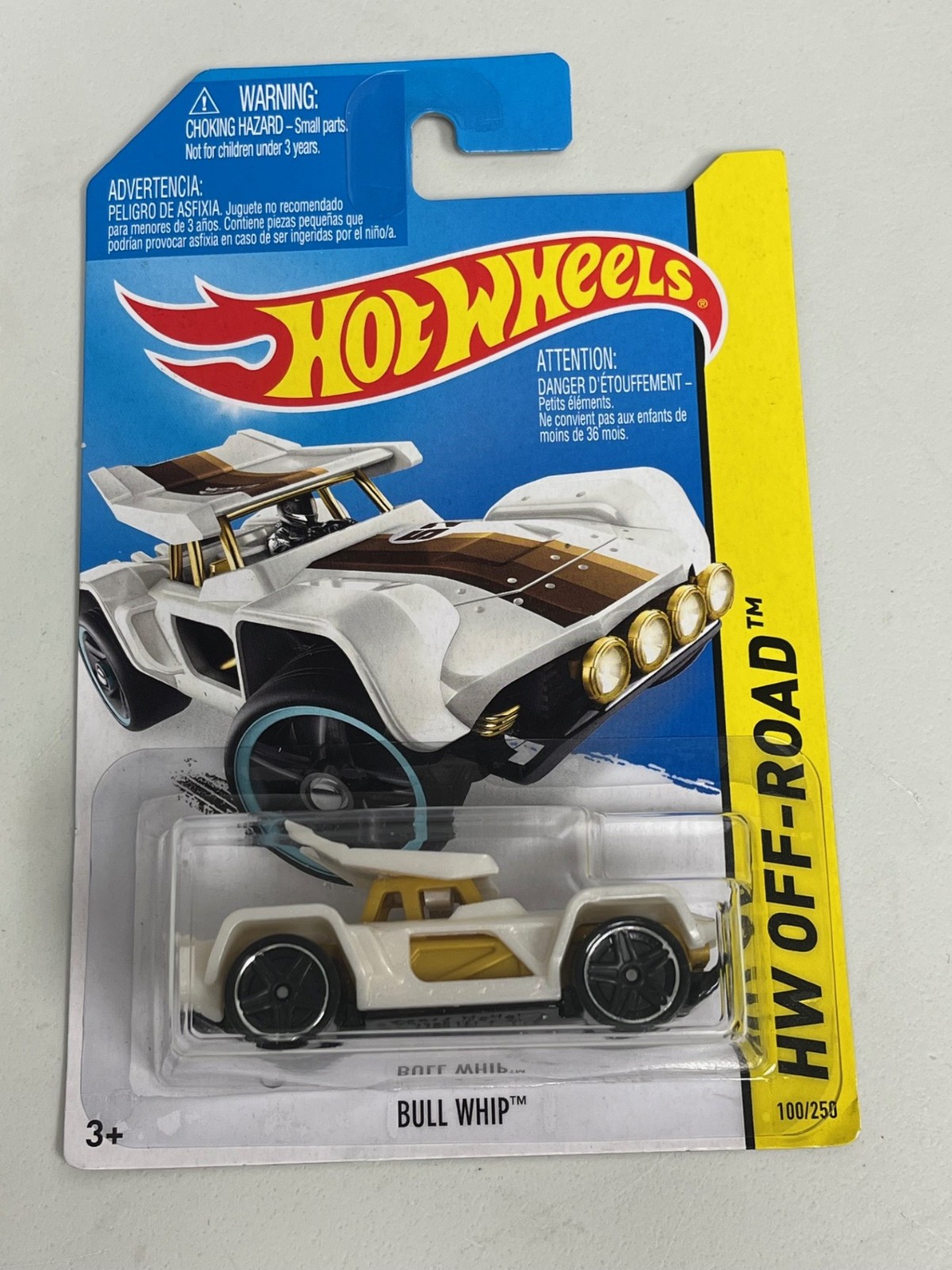 2015 Hot Wheels HW Off-Road Bull Whip #100 White A113