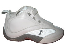 Reebok Answer 4 54 Points White Grey Allen Iverson Basketball Shoes GX6234 sz 10