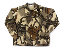 Vintage Predator Camo Jacket Mens L Fall Gray Hunting Full Zip USA Made 90s