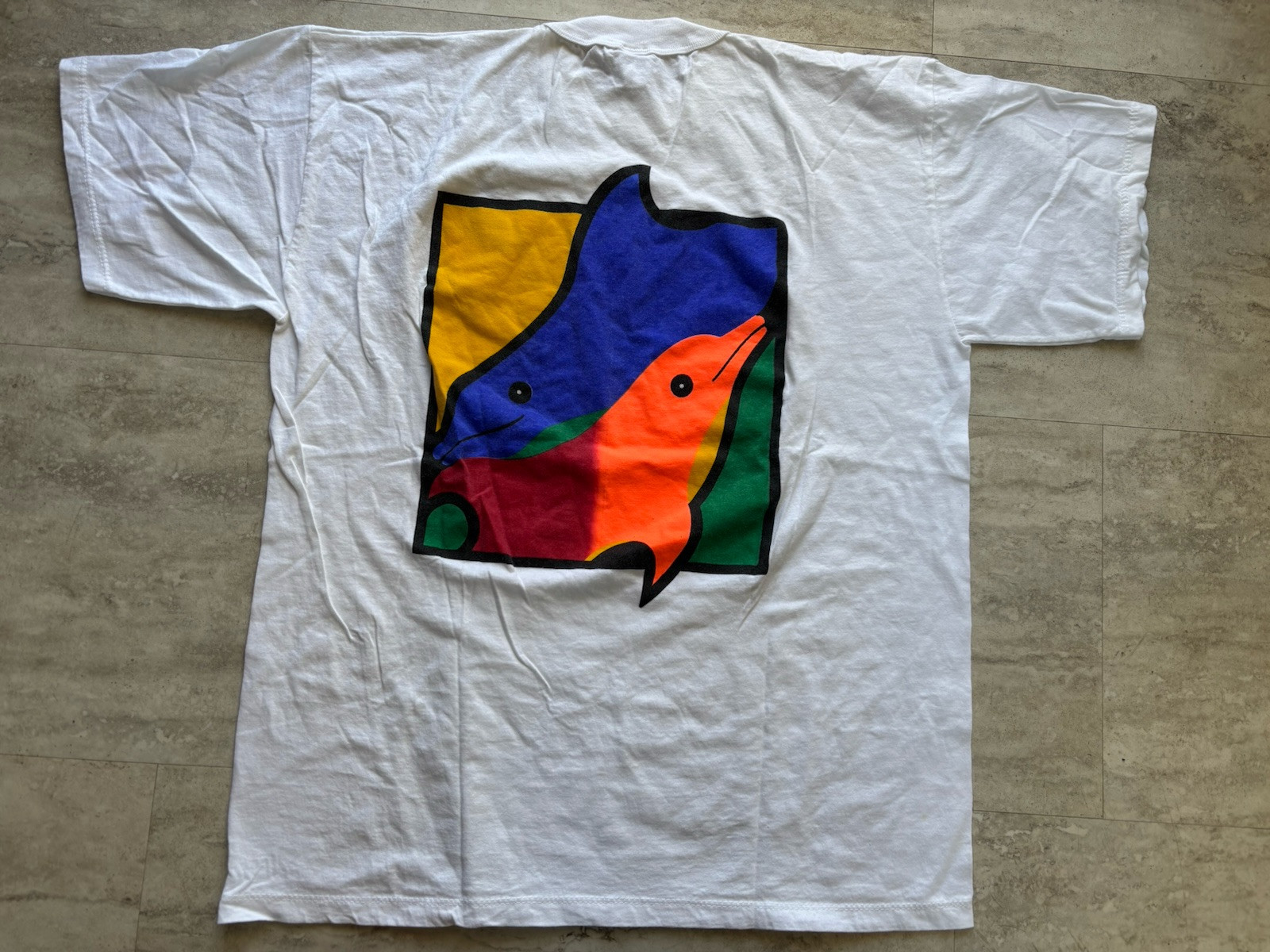 ALTRA Camicia Vintage Zihuatanejo Messico Dolphin Art Vintage Ocean Dolphin Mexico Taglia XL