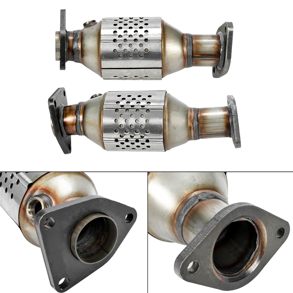 パーツ Nvx125cc2017 2x Front Catalytic Converter for 2012-2018 Nissan NV1500 NV2500
