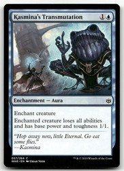 Kasmina's Transmutation #57 War of the Spark Common MTG