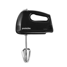 5-Speed Electric Hand Mixer Handheld Kitchen Food Blender Whisk Egg Beater Black