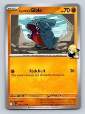 Cynthia's Gible 109/217 Common Ascended Heroes Pokemon NM
