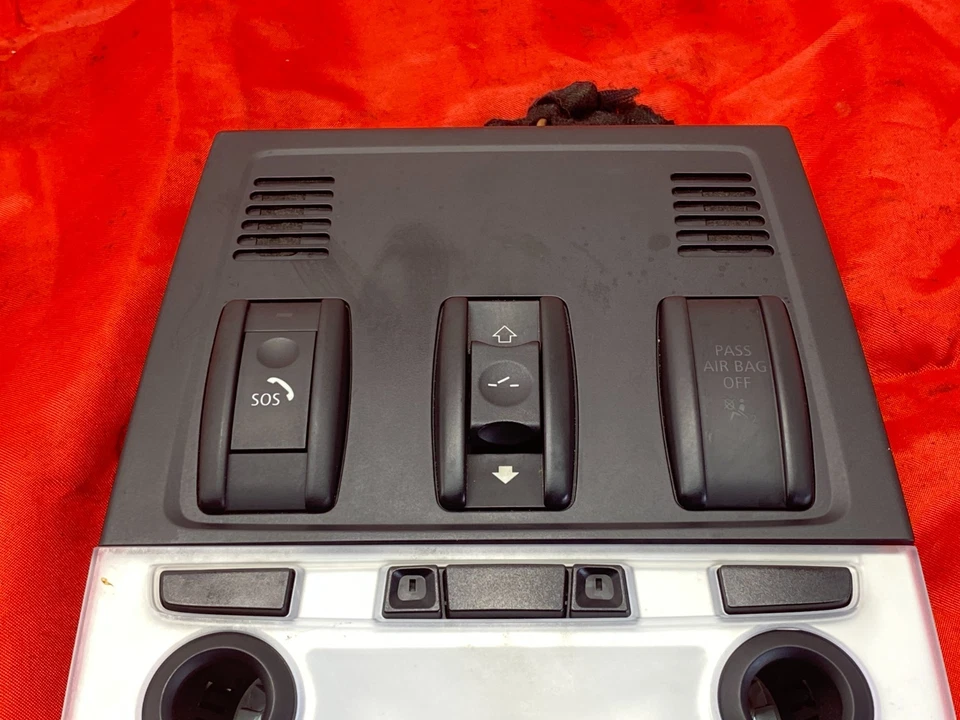 Interruptor de control de techo corredizo luz domo delantera BMW E88 E90 E92 serie 1/3 negro OEM✅ Foto 4 de 4