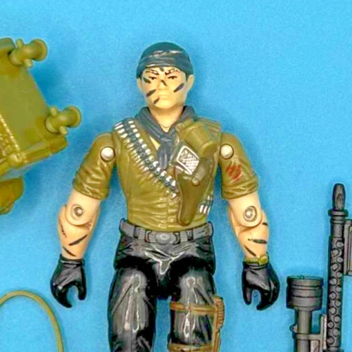 Vintage G.I. Figura de acción Joe Tunnel Rat (V1) 1987 100 % completa Hasbro ARAH Foto 2 de 3