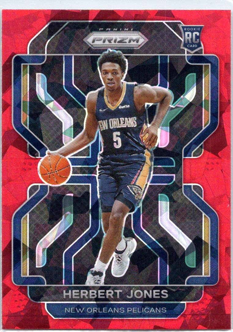 2021-22 Panini Prizm #329 Herbert Jones Red Ice