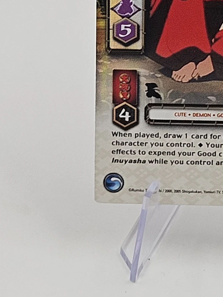 Inuyasha Demon with a Heart TCG 117 Yokai Foil Ultra Rare Card Holo CCG 1st - Image 2 of 4
