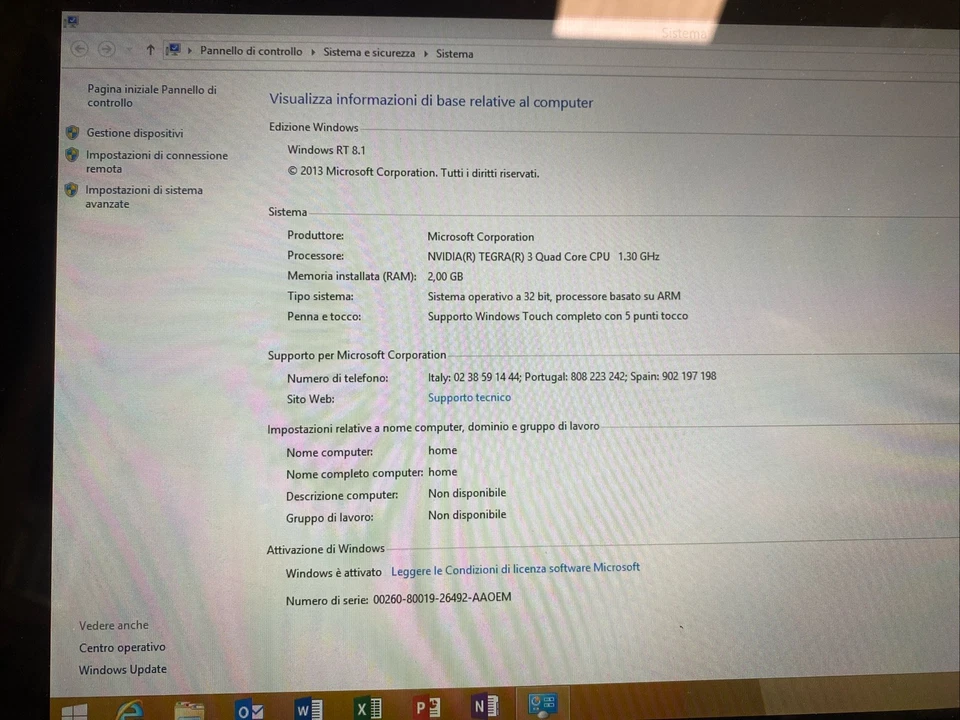 Microsoft Surface RT 64GB 2GB Ram Perfettamente Funzionante Windows 8 - Immagine 3 di 4