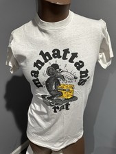 Manhattan Speed Shop Tshirt Medium Late 70s Early 80s Rare Manhattans Rat