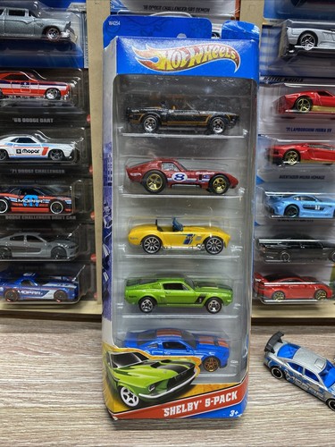 HOT WHEELS SHELBY 5-PACK 2012 MATTEL BRAND NEW IN BOX!! VHTF