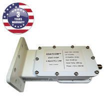 New ESATCOM™ ESAT-3120F, C-Band PLL LNB 3.4 - 4.2 GHz ±5 kHz 20K F Type