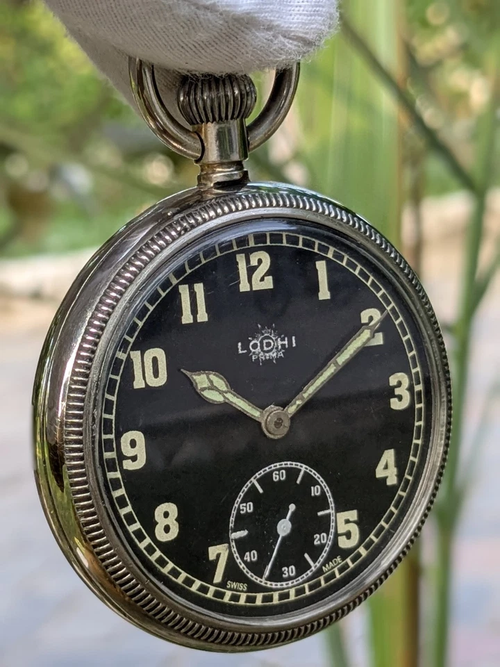 Lodhi-Leonidas Military Pocket watch GS MK-2 During 1940s - Image 3 of 4