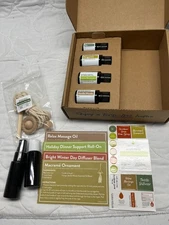 Simply Earth Monthly Essenttial Oil Recipe Box-with 4 Oils & Macrame Mini Kit