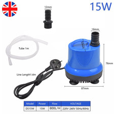 Submersible Water Pump 240V Pool Pond Aquarium Fish Tank Water Feature Fountain
