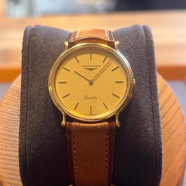 Longines Quartz Champagne Dial With Warranty 6617761
