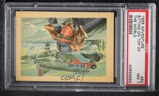 1956 Gum Inc Adventure R749 Richard Byrd Floyd Bennett #62 PSA 7 hn8