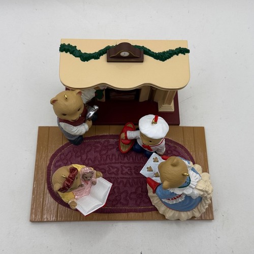 Vintage Punze Weihnachtsschmuck Deko The Bearingers 5-teiliges Set Kamin Fam - Bild 15 von 15