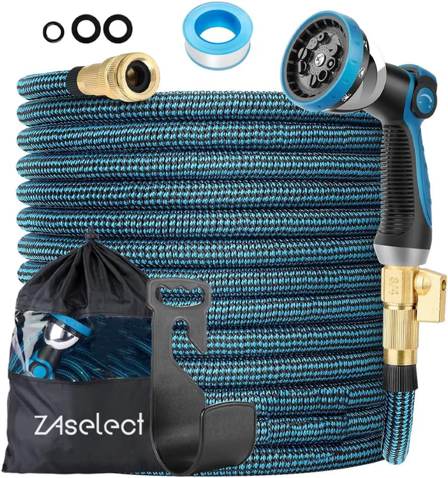 Tubo Acqua Flessibile 60 Metri Estensibile | Kit Irrigazione Professionale