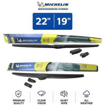 Michelin WeatherWise Hybrid 22''/19'' Wiper Blade Set 2-Pc For Daewoo 99-02