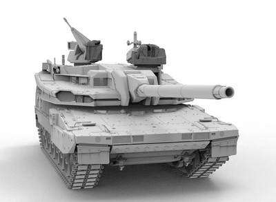ホビーボス1／35 アメリカ軍落下傘部隊とイギリス軍タンク Amusing 35A066 1/35 EMBT Enhanced Main Battle Tank Assembly Model