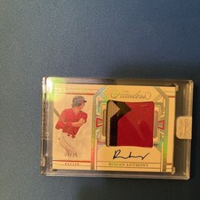 2024 Panini Flawless - Prospect Patch Autographs Roman Anthony #PPA-RA /25 (AU,