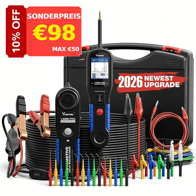 V200 PRO 12/24V elektrischer Circuit Diagnosegerät Disconnect Finder Mit 30 Pins