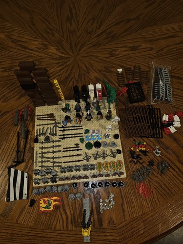 Lego Vintage Castle Extras With X12 Mini Figures, Dragon And More