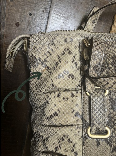 Michael Kors Python Embossed Satchel - Picture 5 of 5