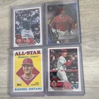 Topps & Bowman Shohei Ohtani Angels Sports Trading Card Lot MLB All-Star 4 Cards