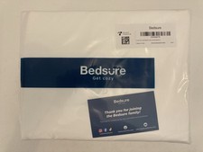 Bedsure Queen Duvet White 90x90 Bedding Set Pre-washed Extra Soft 2 Pillow Cases
