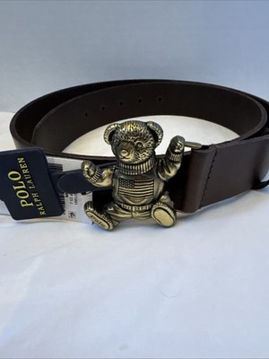 ralph lauren teddy bear belt