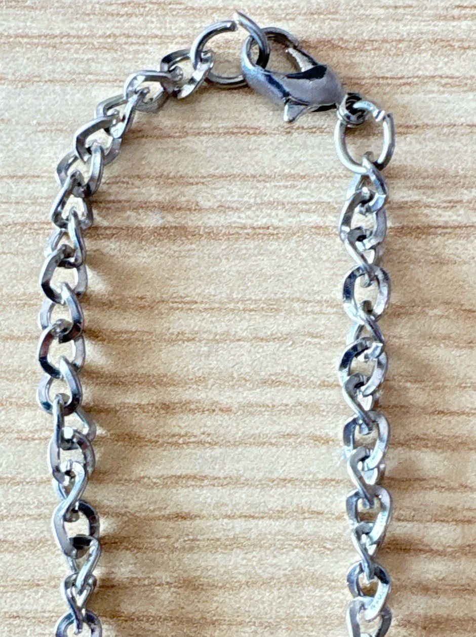 Simple Silver Chain NECKLESS Loop 12.75” Long for… - image 3