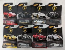 Hot Wheels Lamborghini Themed Walmart Exclusive Silver Series - Set 8