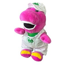 Barney The Dinosaur Fisher-Price Plush, Train Conductor 2017