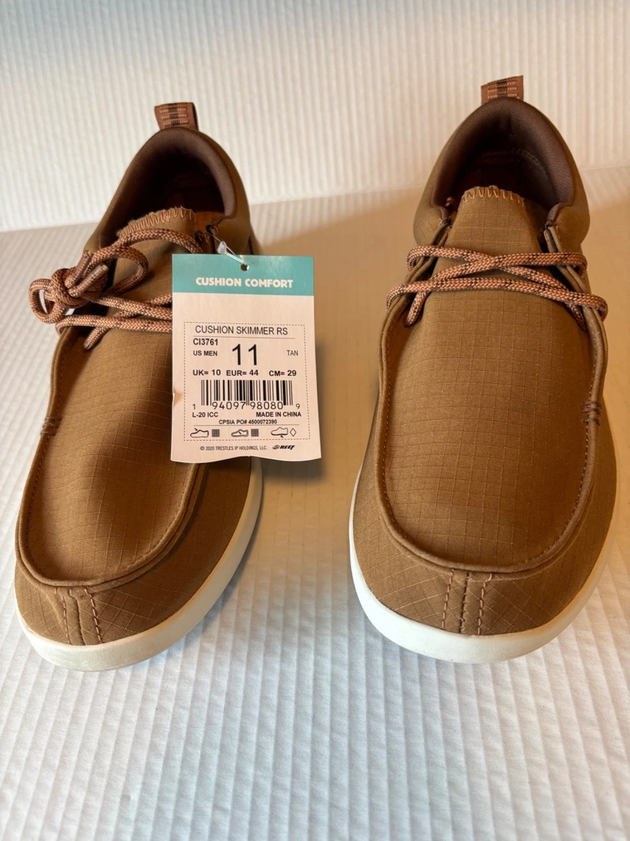 REEF Cushion Skimmer RS Cushion Comfort shoe, tan, SIZE 11, New in