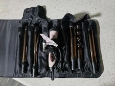 LANGE L'ange LE CINQ Professional  5 in 1 Hair Curling Wand Set in Travel Case