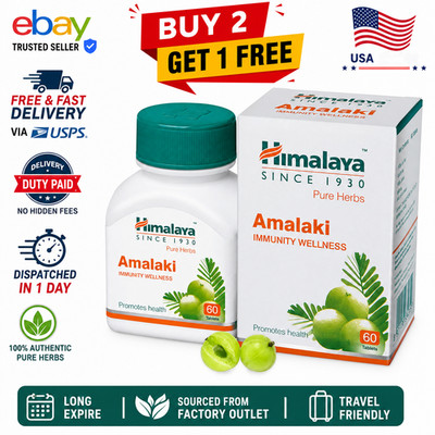 AMALAKI HIMALAYA 60 Tabs Herbal IMMUNITY SUPPLIMENT Buy 2 Get 1  Fast USA Ship