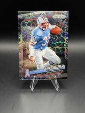 2025 Panini Prizm Football Silver Lazer Prizm - #248 Mike Rozier - Oilers