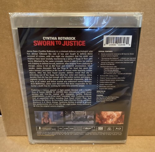 Sworn to Justice Blu-ray. #d 3,680/5,000. Brand new. - Picture 6 of 6