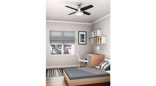 Hunter Fans - Dempsey 44 Inch Ceiling Fan with LED Light Kit and Handheld - Picture 2 of 4