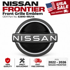 62890-9bu1a 2022-2026 Nissan Frontier Front Grill Emblem Oem Us Free Ship 62890-9bu1a 2022-2026 Nissan Frontier Front Grill Emblem Oem Us Free Ship