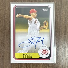 2025 Topps Archives 1987 Boardwalk Autograph Scott Rolen #87BBA-SR Reds