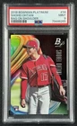 SHOHEI OHTANI PSA 9 2018 BOWMAN PLATINUM #34 ROOKIE IMAGE VAR BAG ON SHOULDER SP