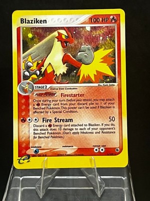 Pokemon TCG 2003 Blaziken 3/109 Ruby and Sapphire Holo LP-MP