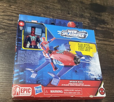 #ad Marvel Epic Hero Series Web Splashers Spider Man Hydro Jet Blast 4 Inch $14.59