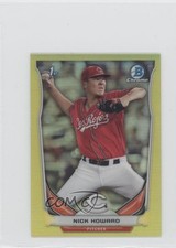 2014 Bowman Chrome Minis Yellow Refractor 15/25 Nick Howard #298 0a7